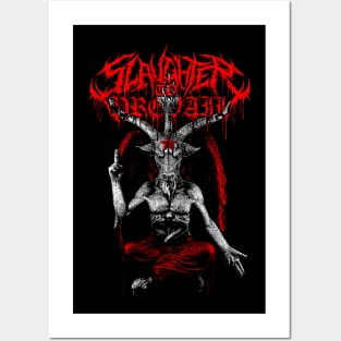 Slaughter to prevail merch baphomet Posters and Art